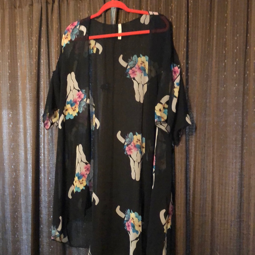 Cow skull kimono